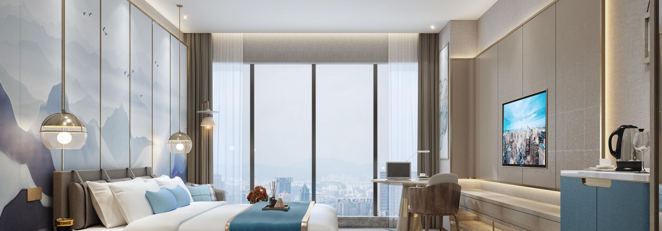 酒店客房：多媒體、無線網絡